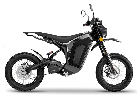 quality  3000W Electric Performance Motorcycle Carbon Fiber Electric Dirt Bike SAMURAI NOIR factory