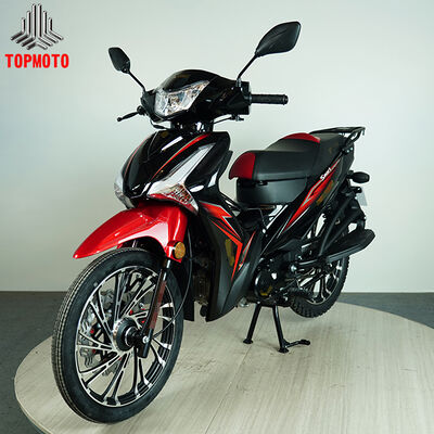 Quality 107cc Air-Cooled Underbone Motorcycle with 4-Speed Semi-Automatic Transmission and LED Lighting factory