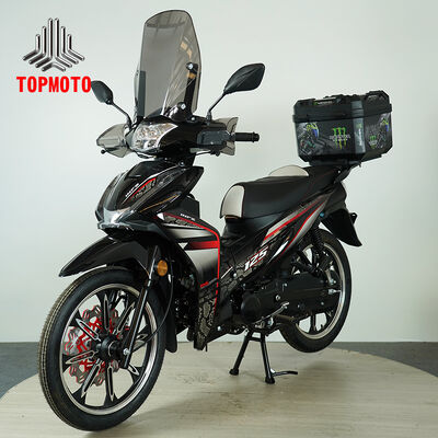 Qualidade Motora horizontal de 107cc Motocicleta com 4 velocidades semi-automática e sistema de arranque duplo fábrica