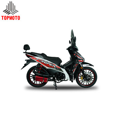 Kwaliteit 123.7cc Grote verplaatsing Eéncilinder Motorfietsen 6.3kW Onderbeen Motorfiets Met Clutch fabriek