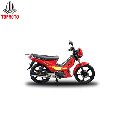 Quality 97cc Single-Cylinder Horizontal Underbone Motorcycle with Electric & Kick Dual Start and 4-Speed Automatic Clutch factory