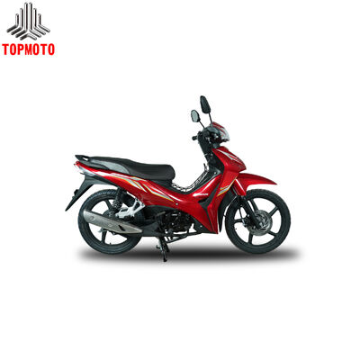 کیفیت موتورسیکلت 125 سی سی ایشیایی Tiger با خنک کننده هوا با ترمز درام جلو و عقب و بالا رفتن ≥27 ° برای جاده و رفت و آمد روزانه کارخانه