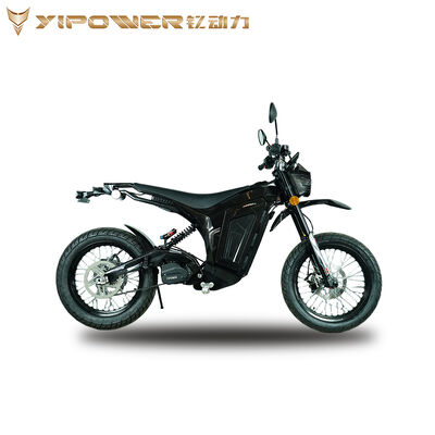 Quality 72V High Power Electric Motorcycle with Carbon Fiber Frame and 3000W Rated Motor for Off-road Scooter factory