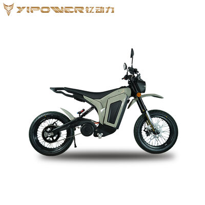 Quality 90km/h Dual Speed High Torque 320N.m E-motorcycle with 45° Climbing Angle for Off-road Performance factory