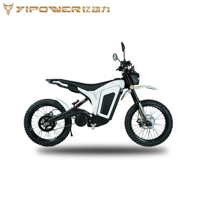 Calidad Lightweight 6000W Peak Power Electric Dirt Bike con alcance máximo de 130 km y marco de fibra de carbono fábrica
