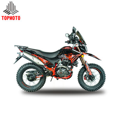 Quality 225cc Off-Road Motorcycle with 12kW High Power and 28° Climbing Ability, 5-Speed Gear & LED Lights factory