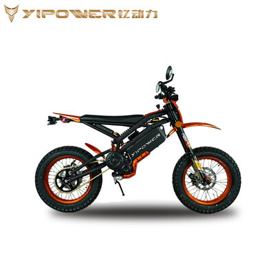Quality 4000W Rated Power Electric Dirt Bike with 72V40Ah LG Cells and Adjustable Suspension for High Torque Off-Road Performance factory