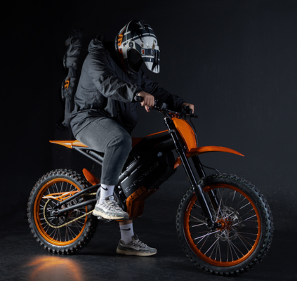 10kW Electric Dirt Motorcycle SKYLEAP 72V 40Ah Electric Dirtbike