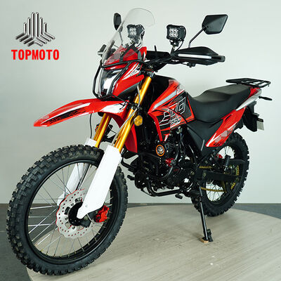 Red Black Street Dirt Bike Riding Motorcycle 271.3cc Off Road Machine