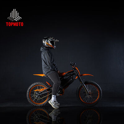 72V 4kW Electric Dirt Motorcycle 100km 1850mm Electric Dirt Bike Adult