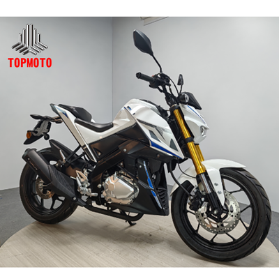 225cc Street Bike  5 Speed Manual Street Legal Motorcycle 150kg Urban Commuter